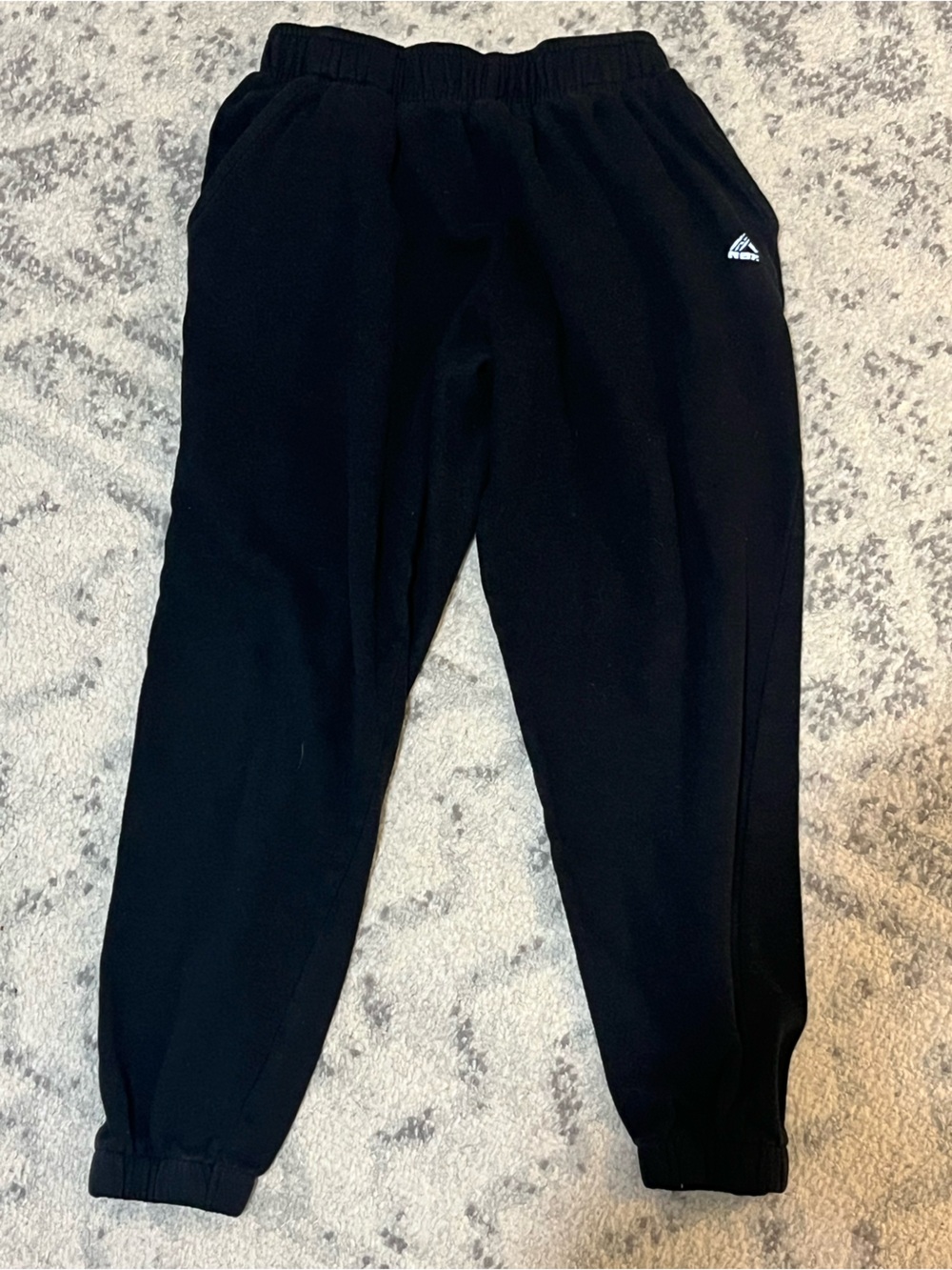 RBX Black Kids Jogger Sweatpants with Logo
